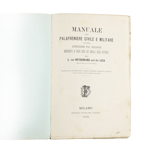 Manuale del Palafreniere Civile e Militare (1885)