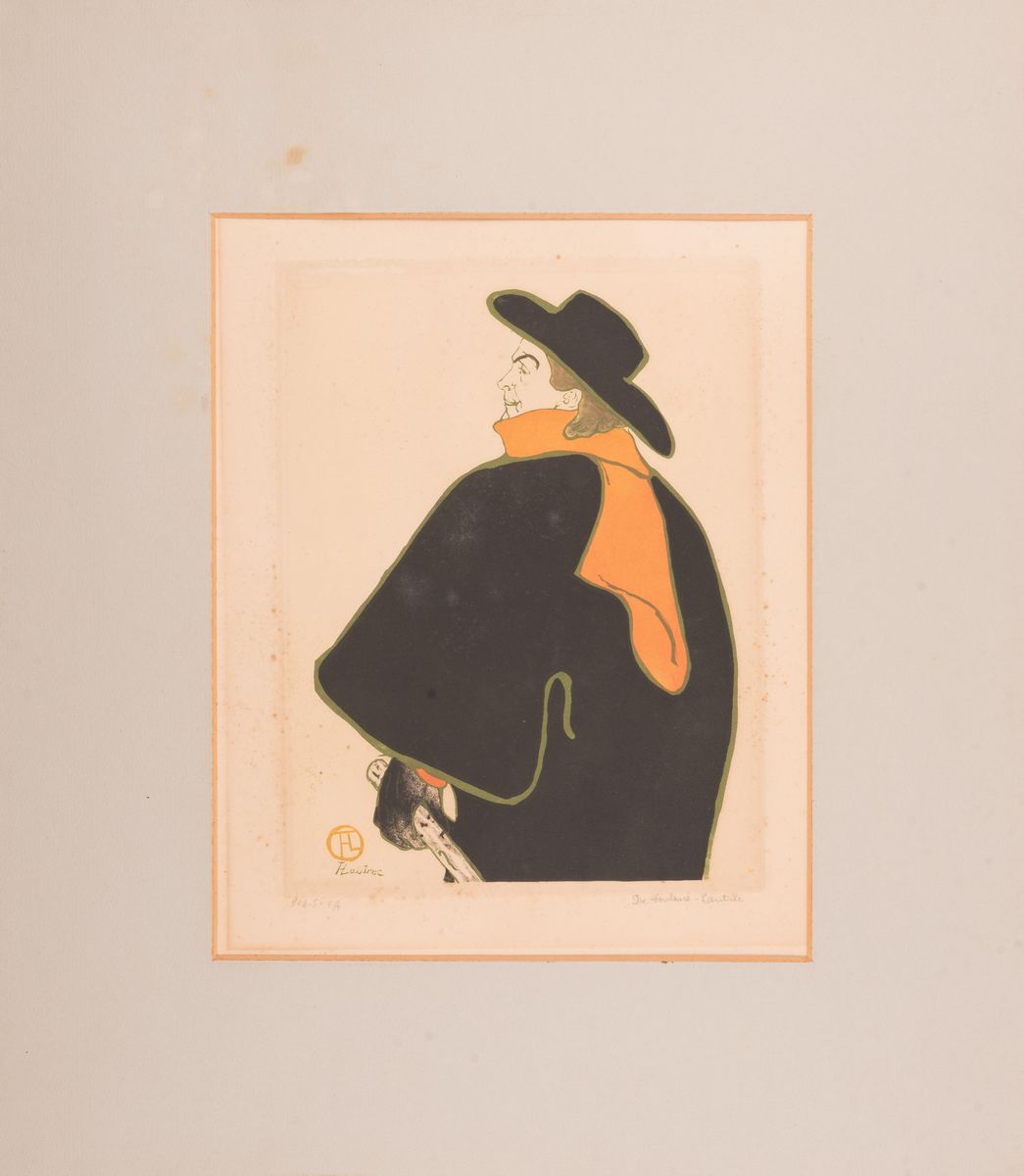 Henri De Toulouse-lautrec Pittore - Aristide Bruant Dans Son Cabaret