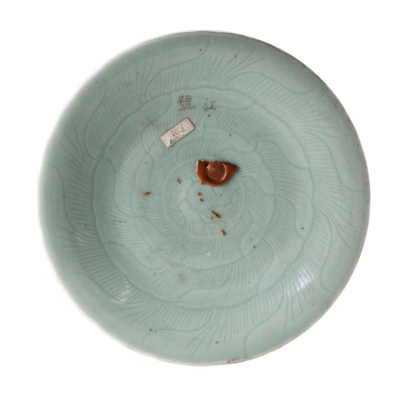 Antico piatto Qing Dynasty - Cina
