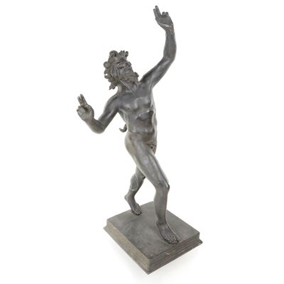 Scultore Napoletano, Scultura di Fauno in bronzo