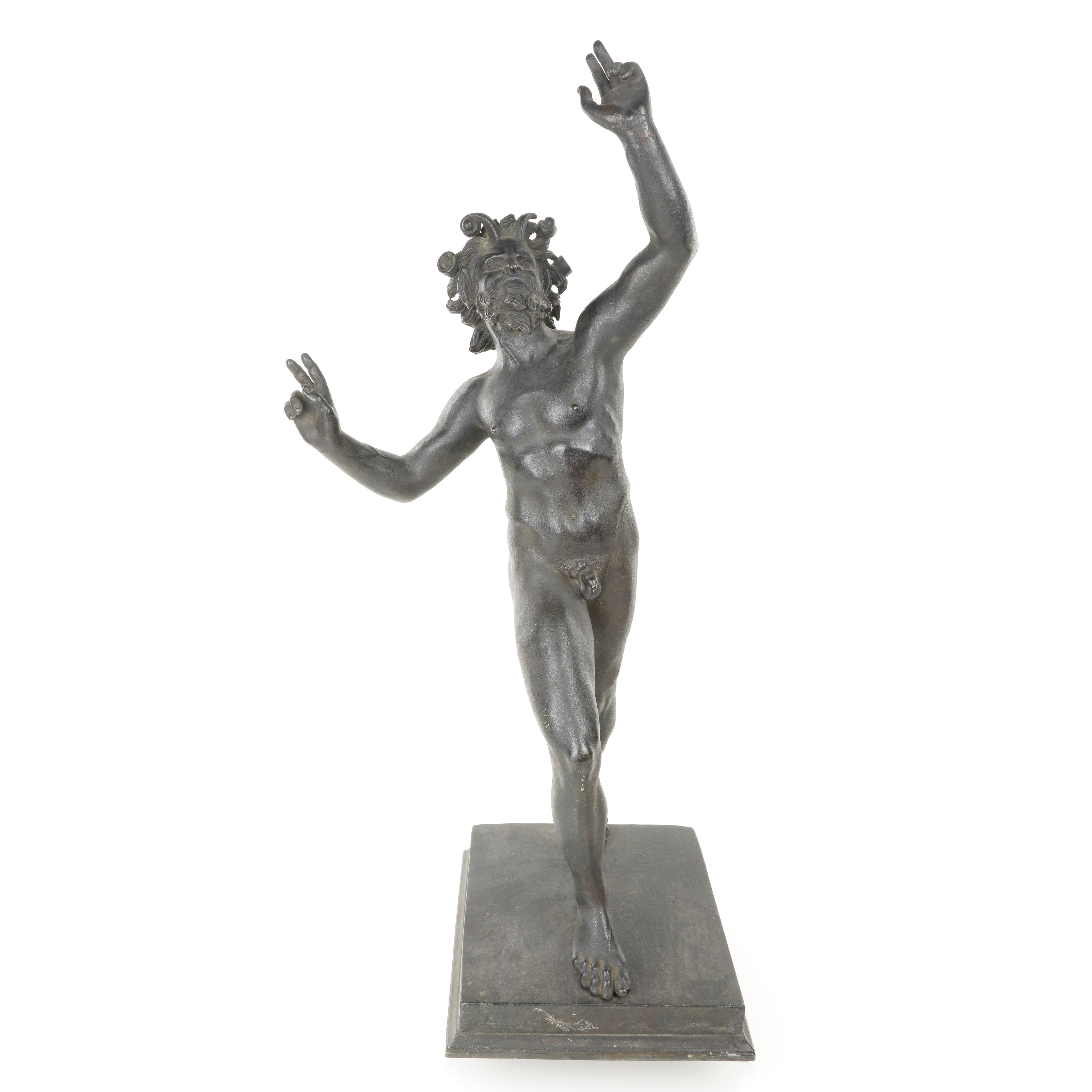 Scultore Napoletano, Scultura di Fauno in bronzo