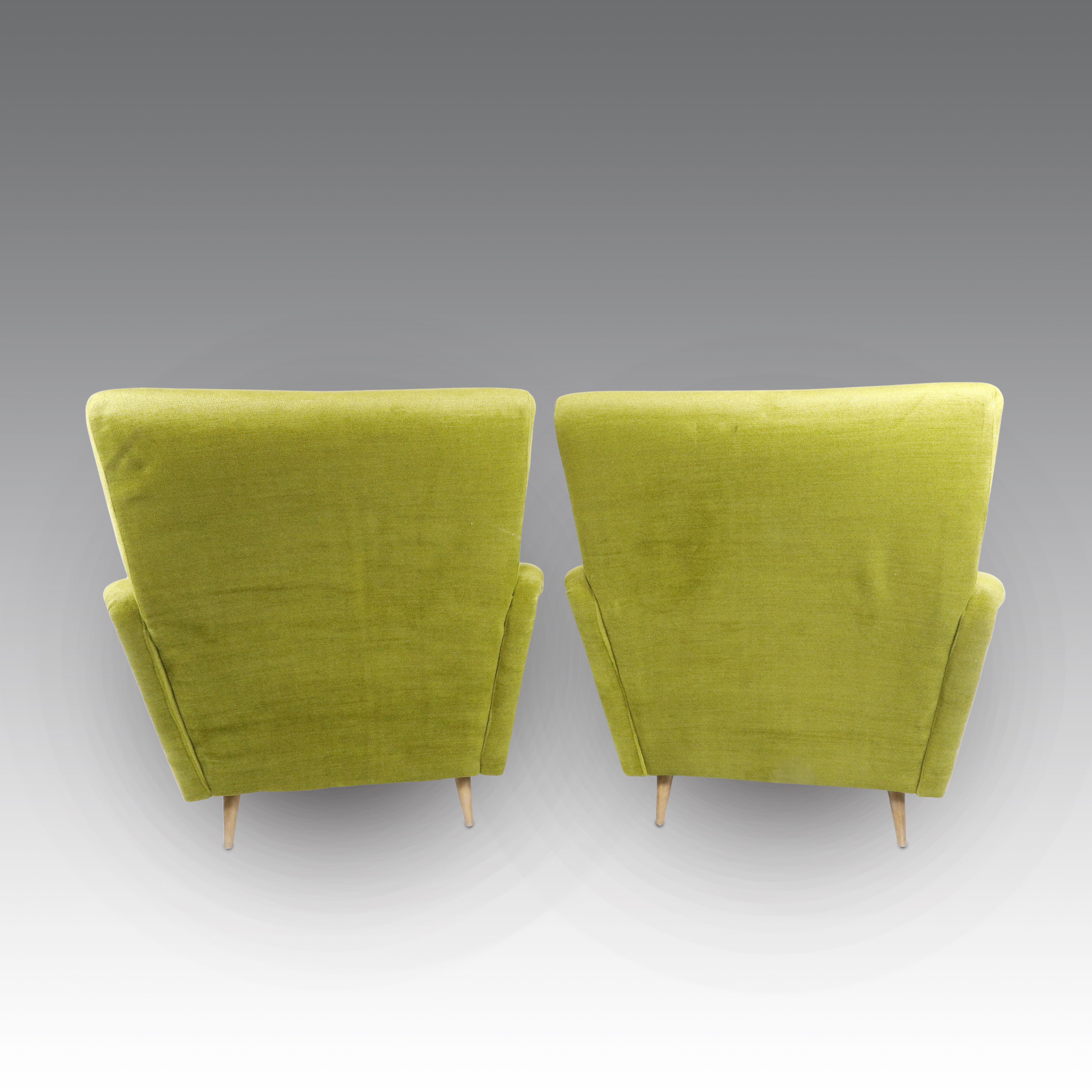 Gio Ponti - Coppia di poltrone modello 807 Distex, produzione Cassina