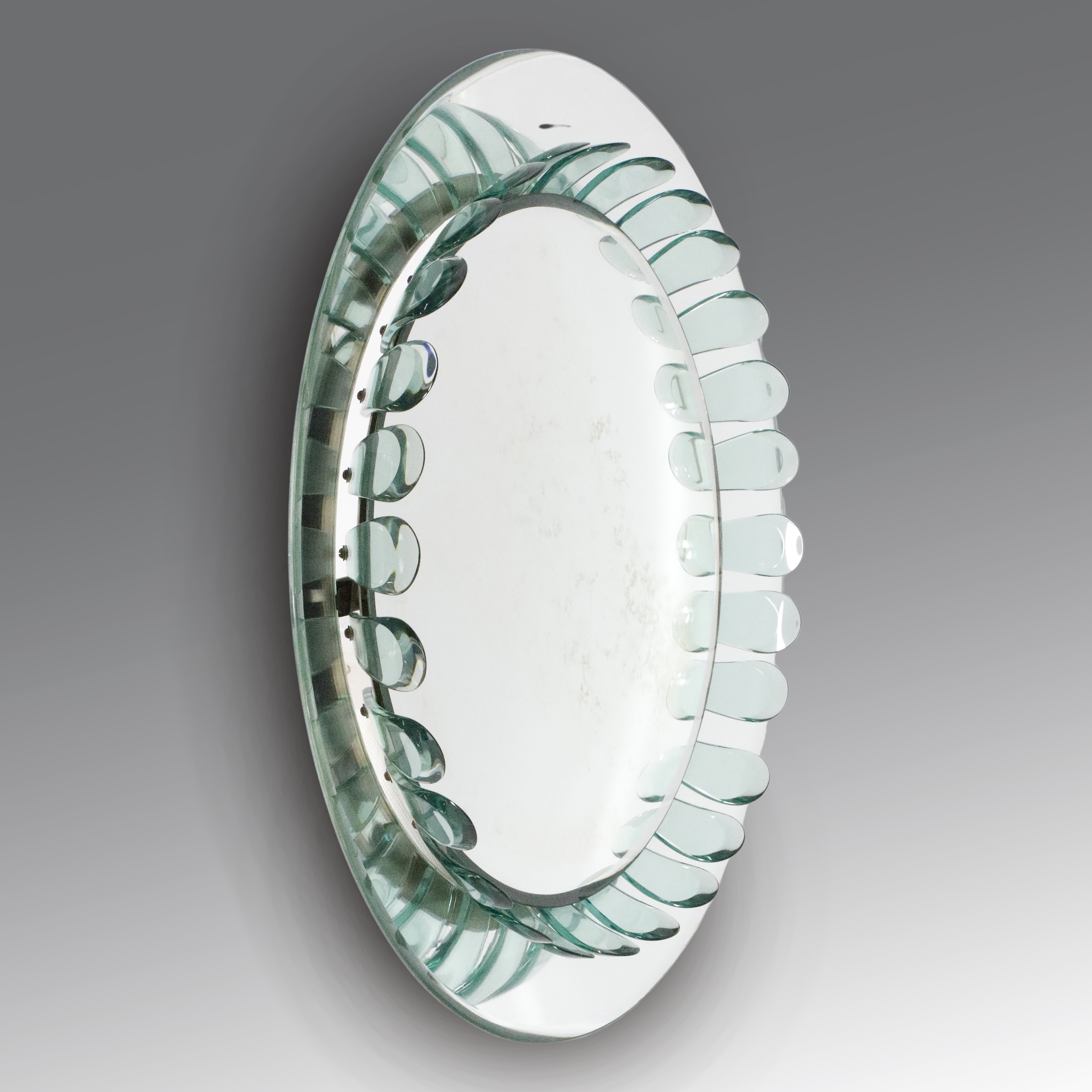 Max Ingrand - Specchio da parete modello 1608 (produzione Fontana Arte), Ø 60 cm