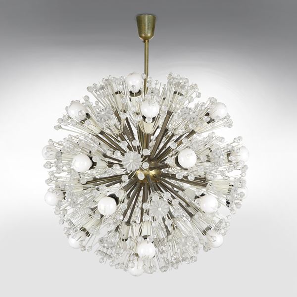 Emil Stejnar - Lampadario a sospensione, produzione A. Rupert Nikoll - Vienna