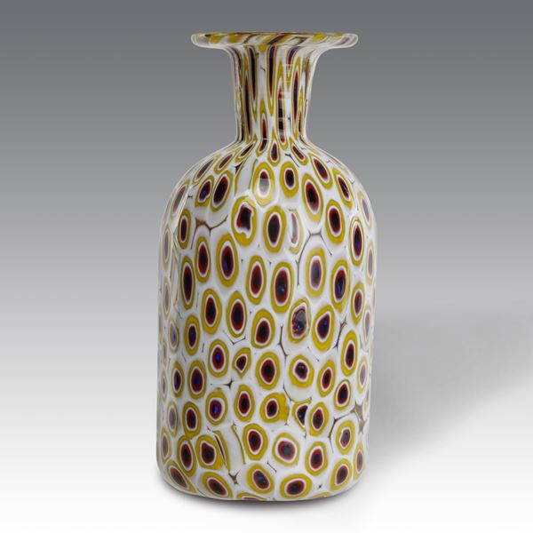 Fratelli Toso - Vaso cilindrico, produzione Murano - Italia