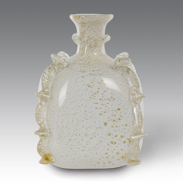 Vaso bottiglia, Produzione Seguso (Attr.le), Murano - Italia. 