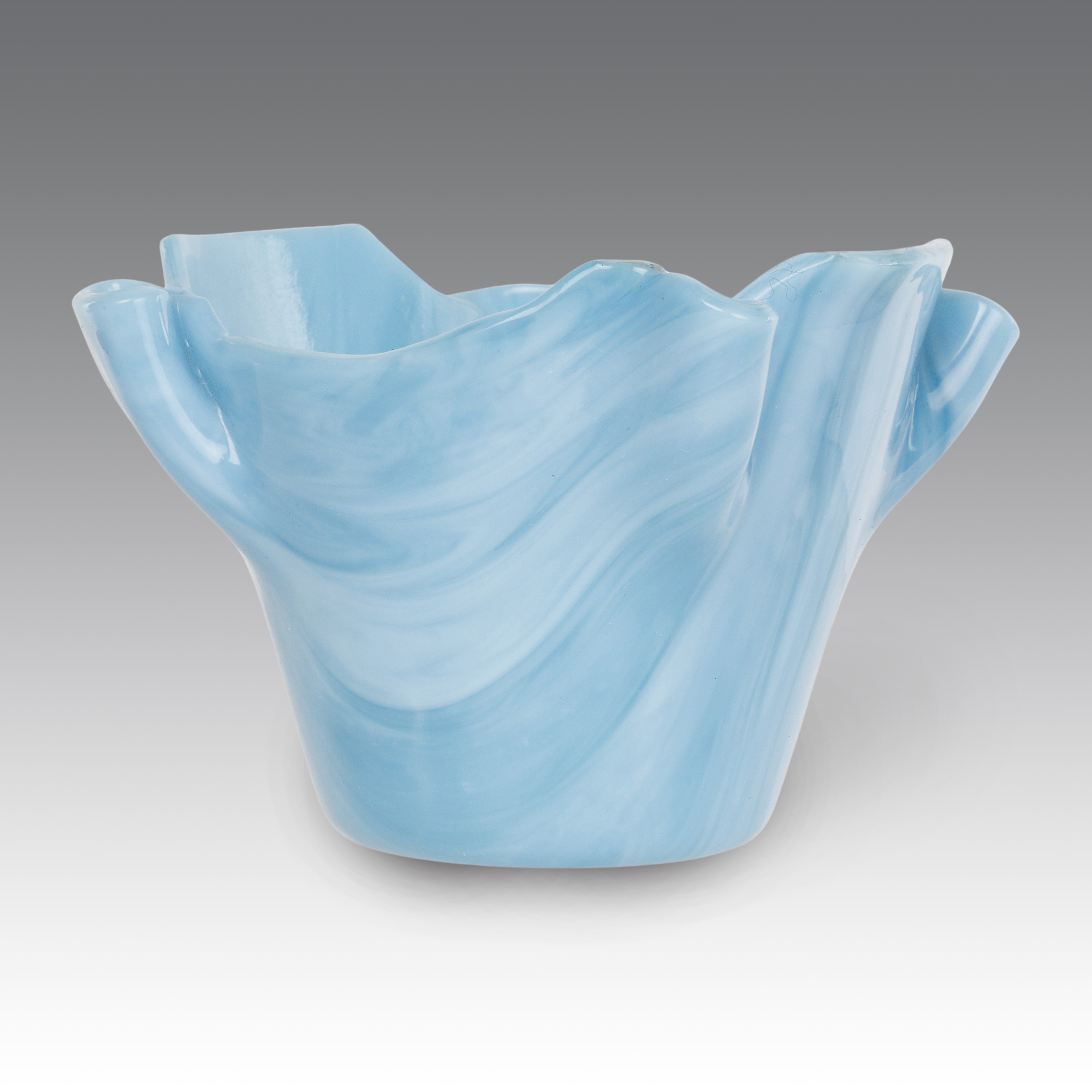 Loredano Rosin - Vaso a fazzoletto in vetro di Murano (produzione Murano, Italia), 1970