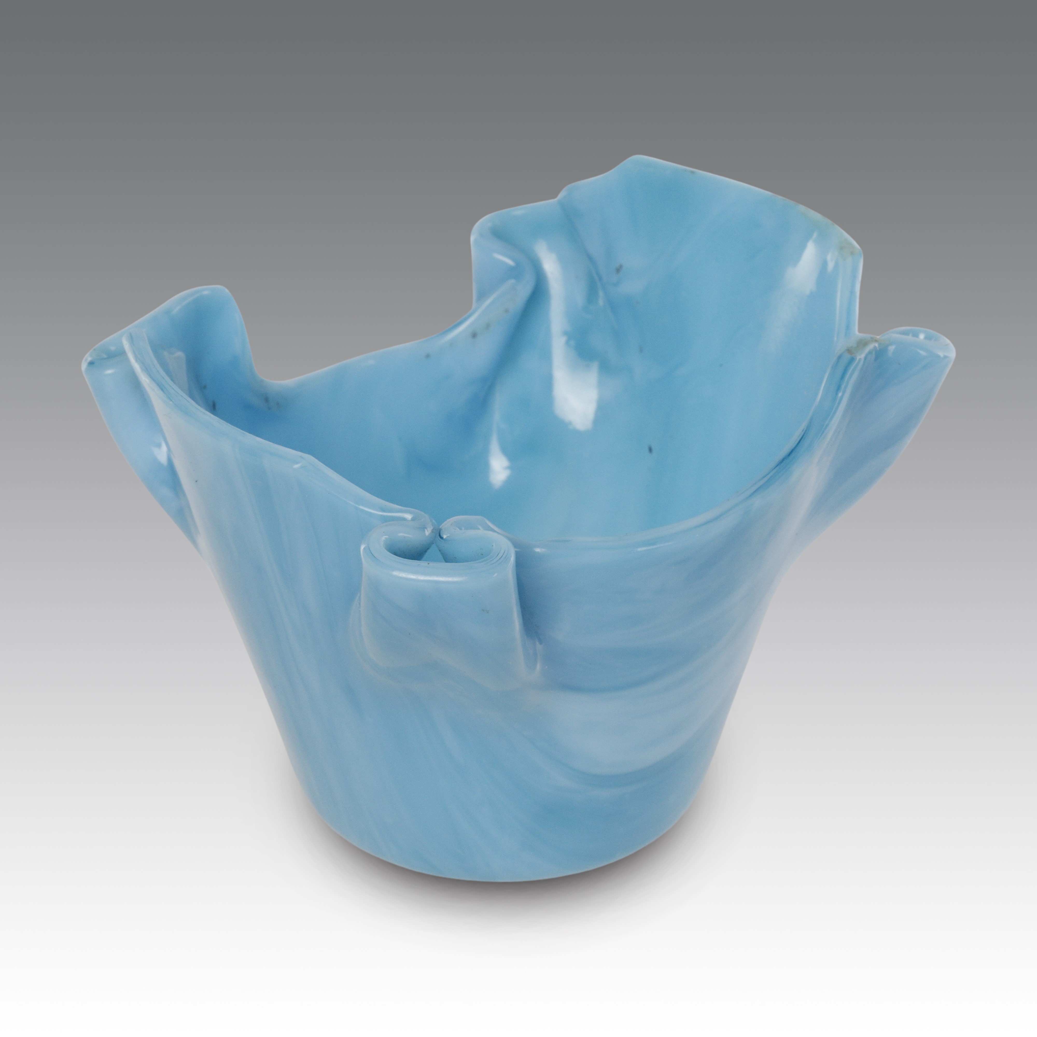 Loredano Rosin - Vaso a fazzoletto in vetro di Murano (produzione Murano, Italia), 1970