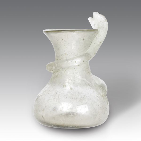 Vittorio Rigattieri - Vaso sferico schiacciato, produzione Seguso - Murano