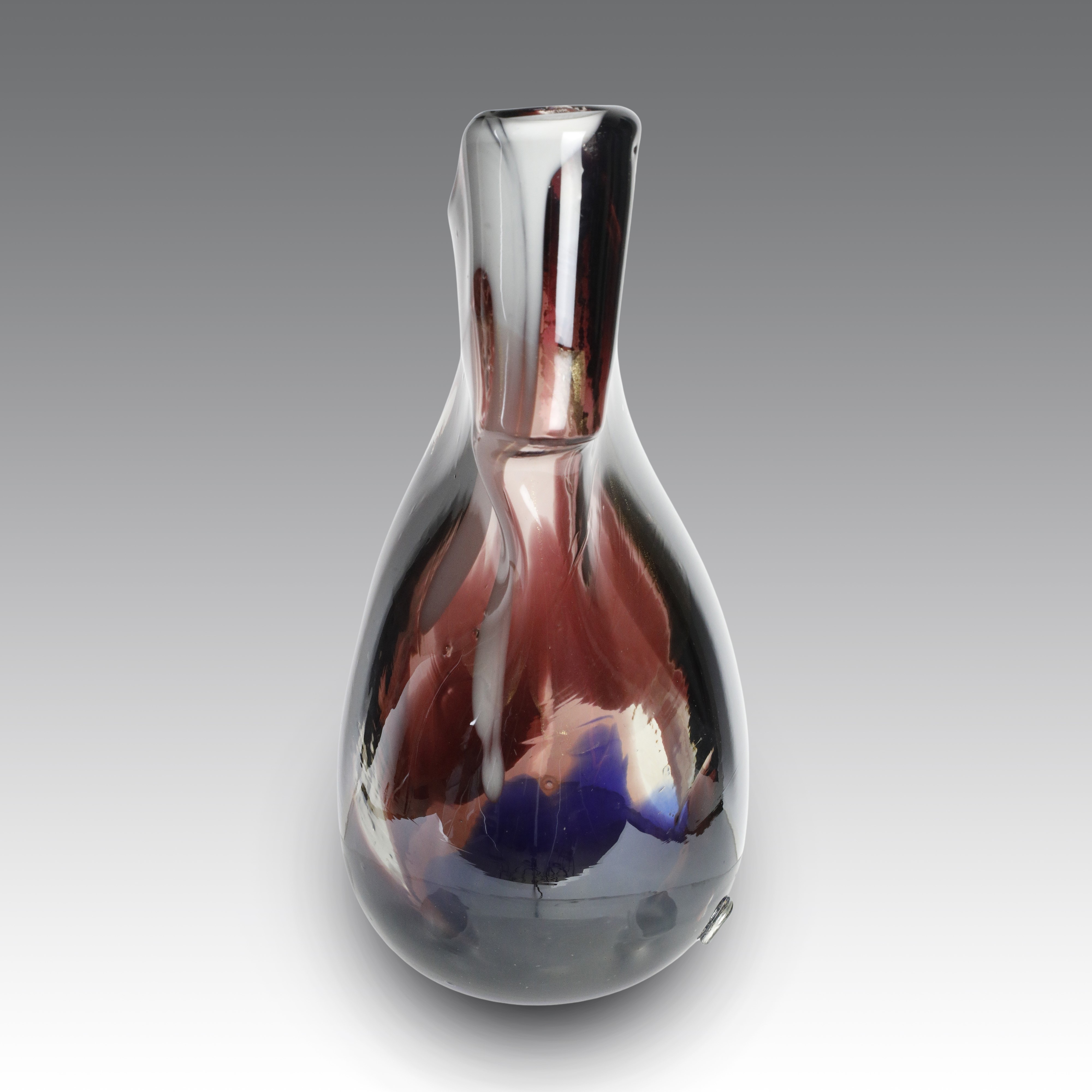 Angelo Rinaldi - Vaso in vetro sommerso “Cavallo” (Murano), Italia