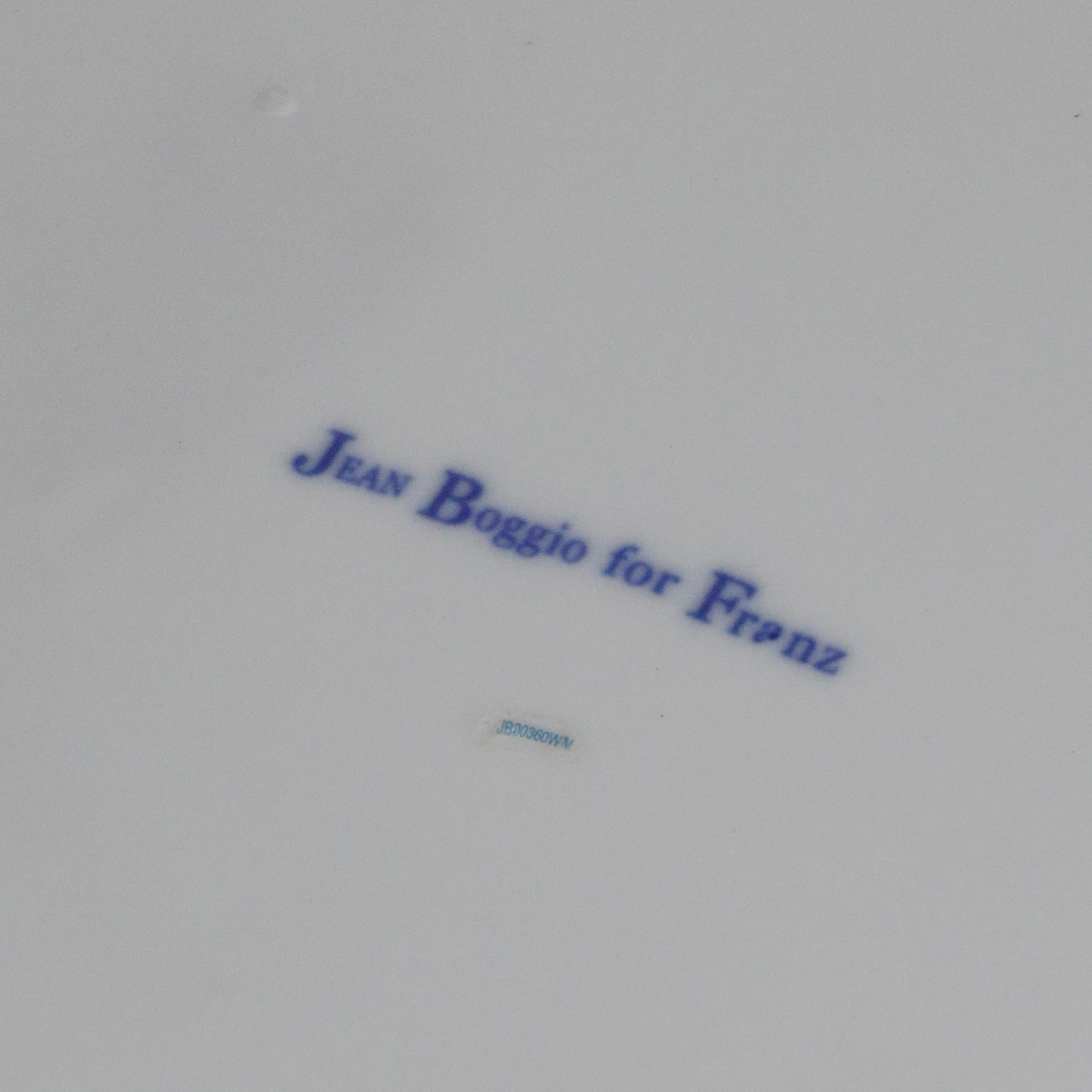 Jean Boggio, Vaso in biscuit bianco «Impression China» (ispirazione orientale)
