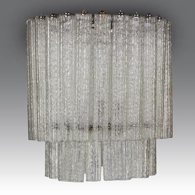 Lampada a sospensione, produzione Venini, Italia (1970)