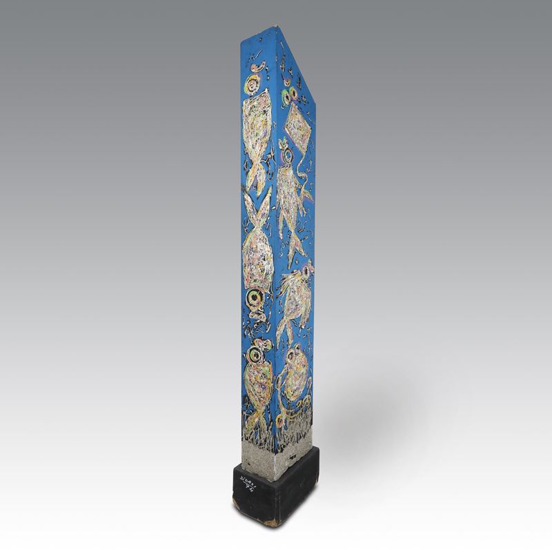 D'Orsi, Lampada da terra firmata (’94), 200 x 29 x 18 cm