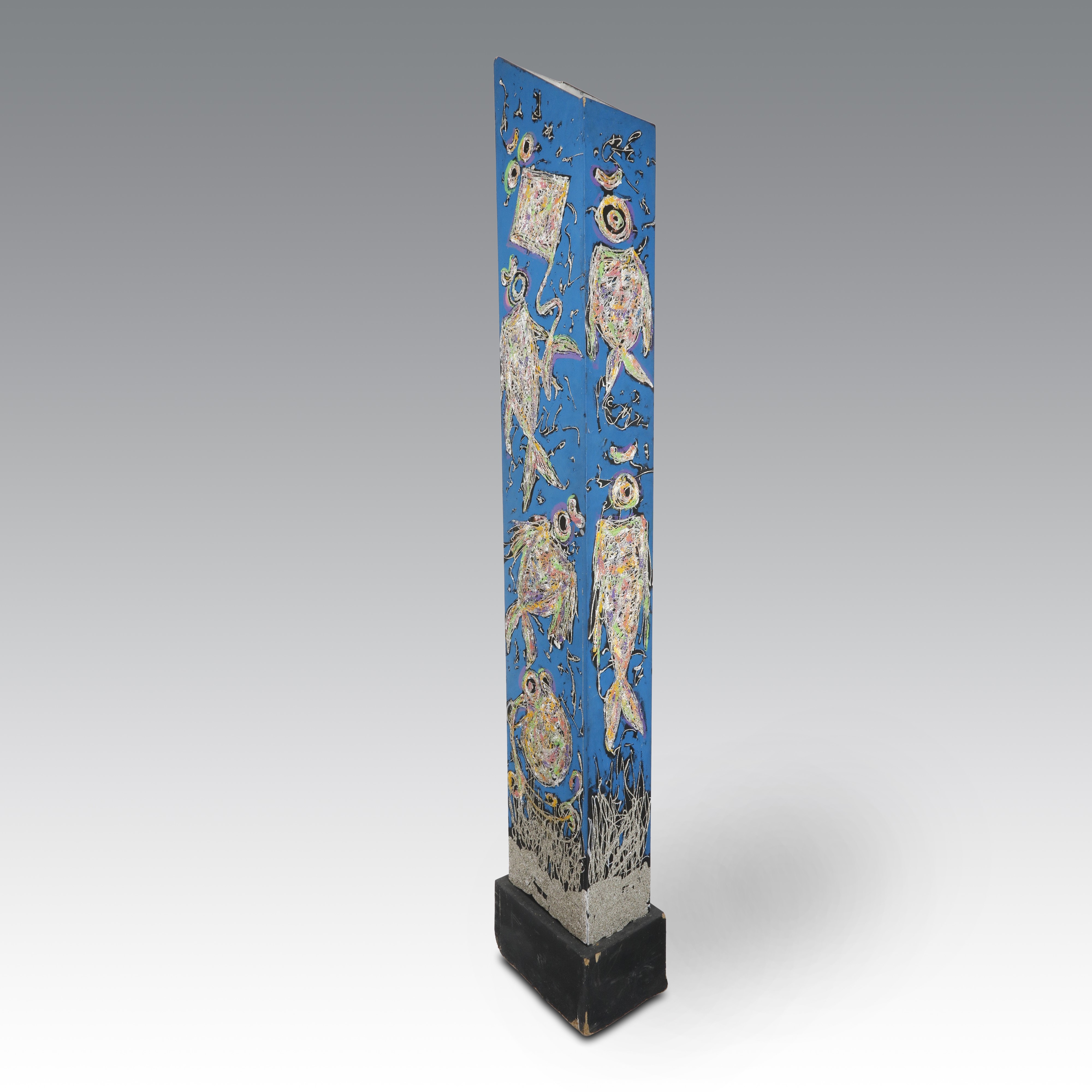 D'Orsi, Lampada da terra firmata (’94), 200 x 29 x 18 cm