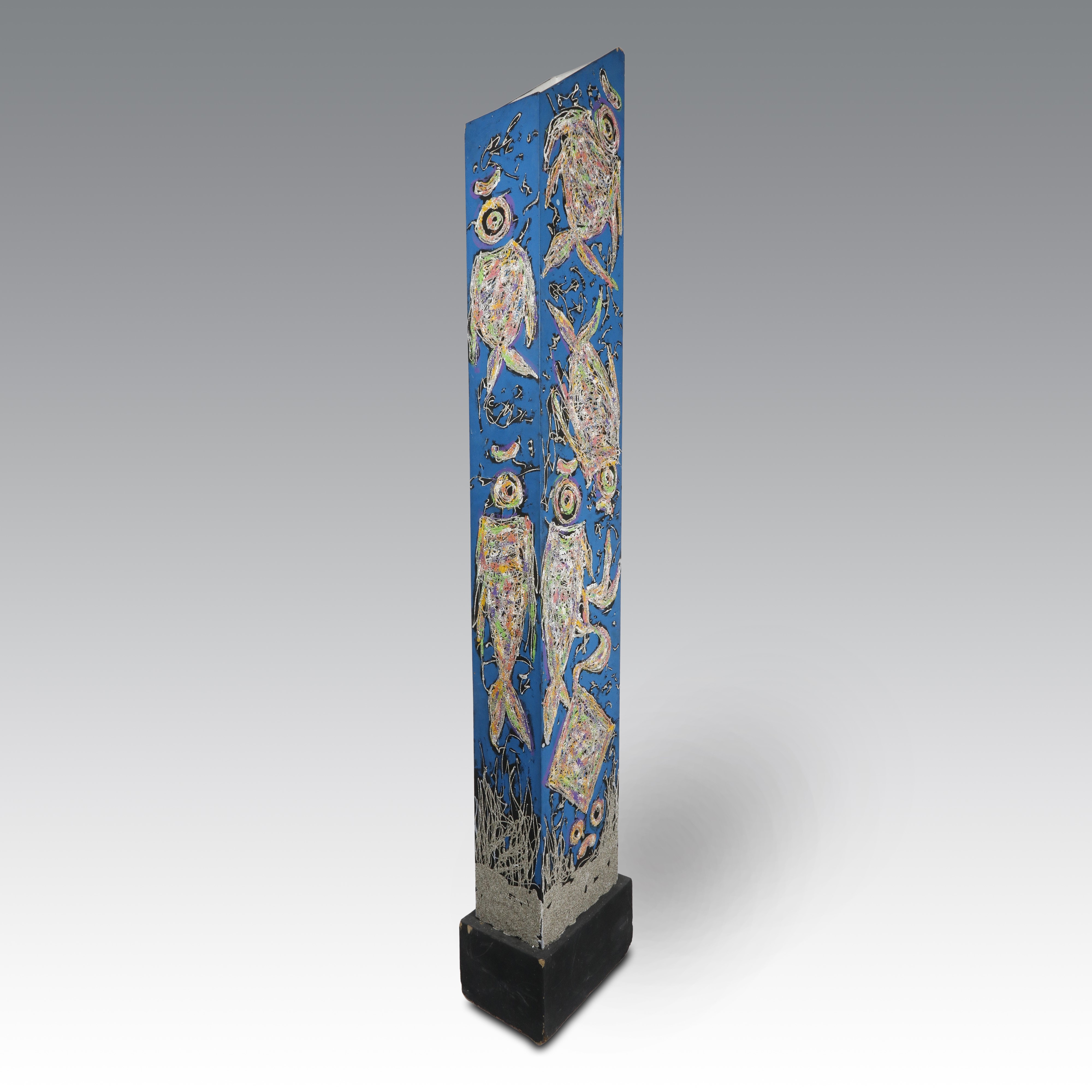 D'Orsi, Lampada da terra firmata (’94), 200 x 29 x 18 cm