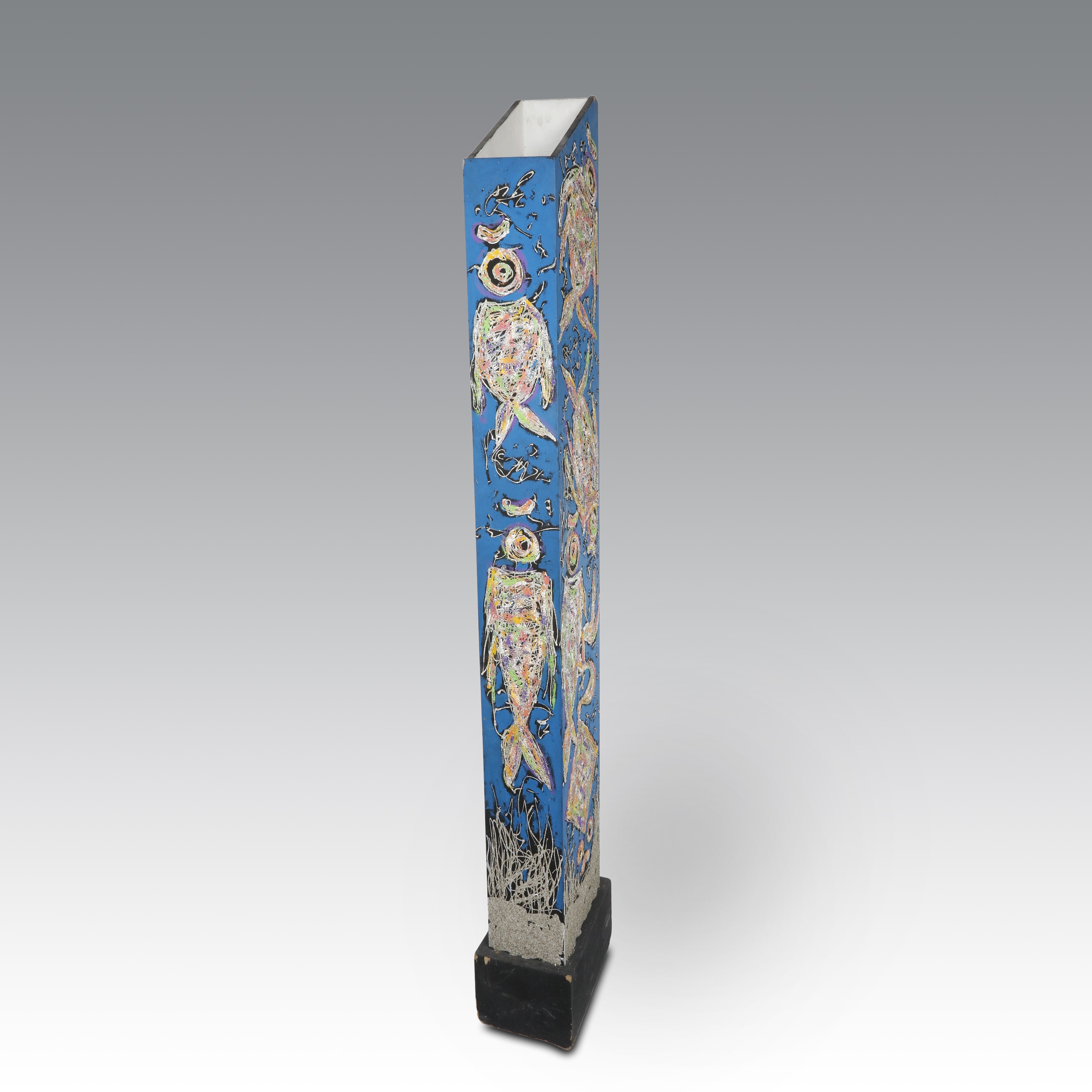 D'Orsi, Lampada da terra firmata (’94), 200 x 29 x 18 cm