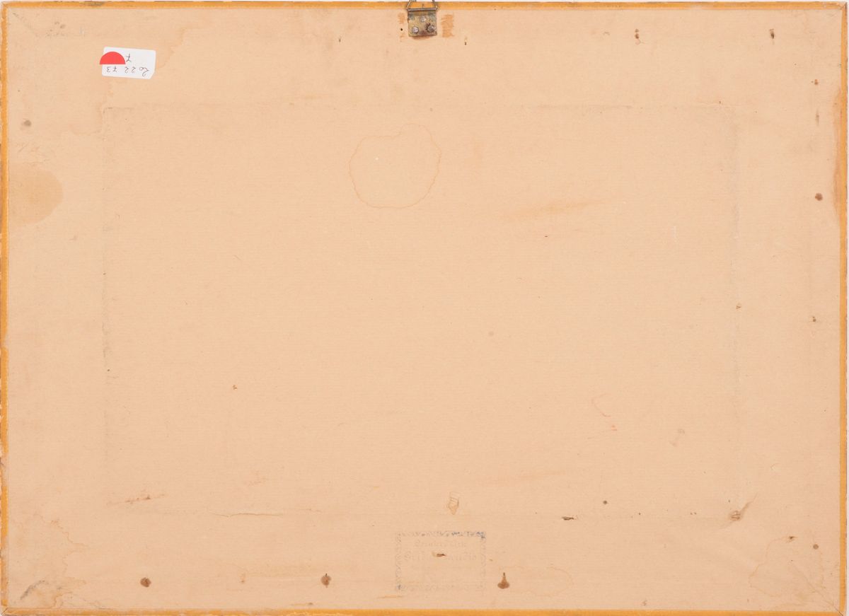 Tarsia in Legno Raffigurante Cane