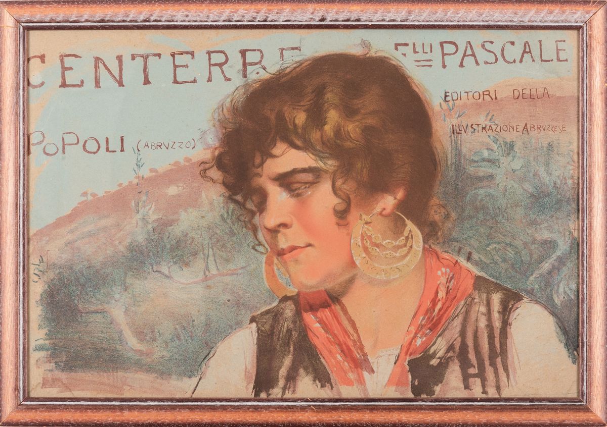 Basilio Cascella - Manifesto Pubblicitario Centerbe per la Ditta F.lli Pascale