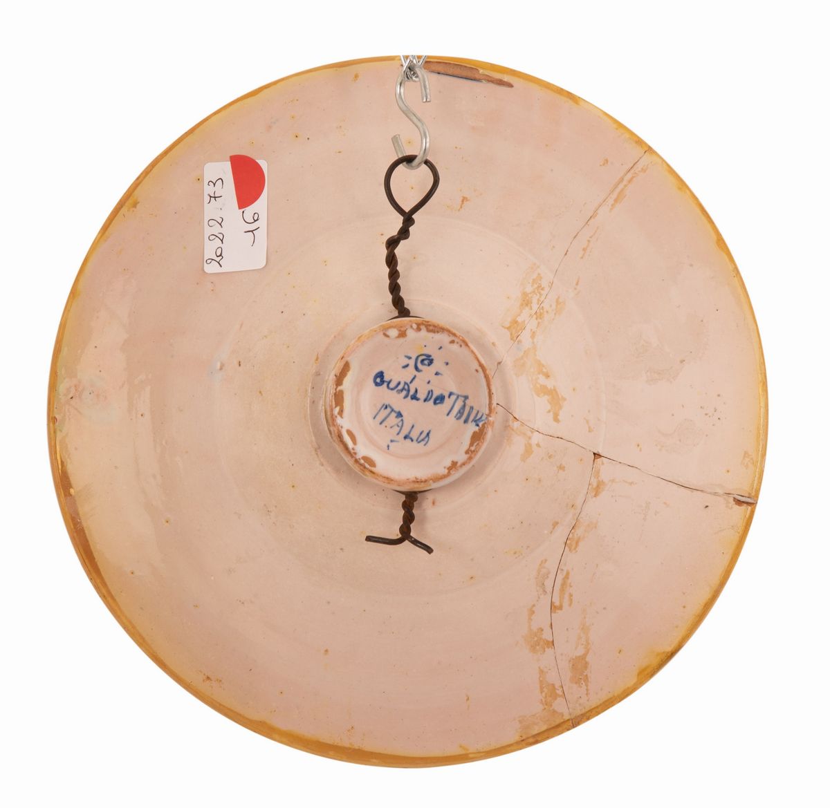 4 Piatti in Maiolica a Lustro Gualdo Tadino Raffigurante Imperatori
