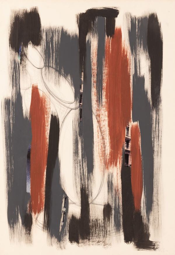 Antonio De Filippis - Composizione in rosso