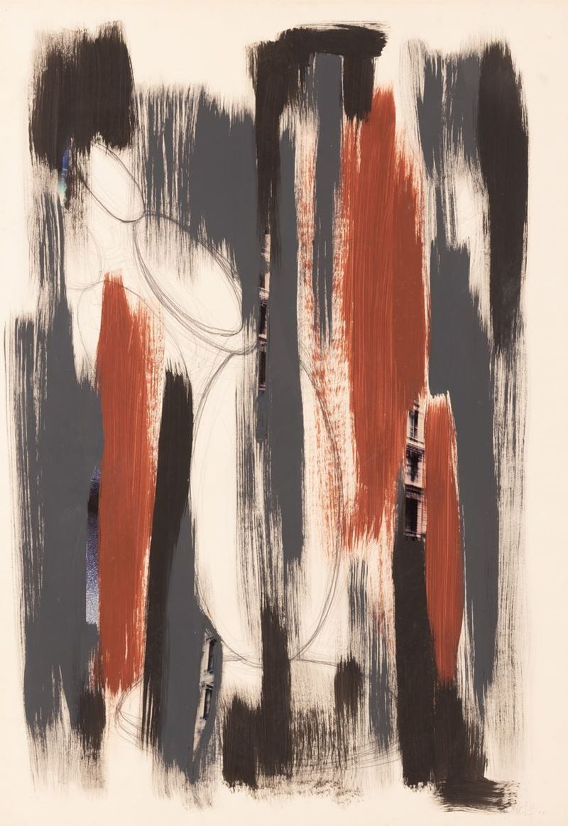 Antonio De Filippis - Composizione in Rosso