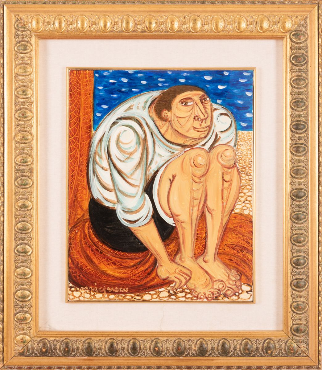 Giuseppe Migneco - Pescatore a Riposo