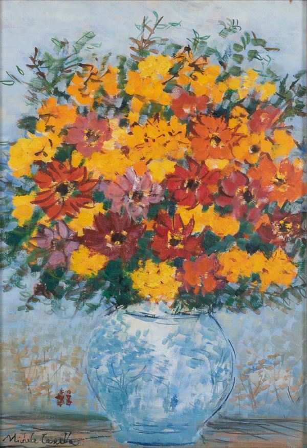 Michele Cascella - Vaso di fiori