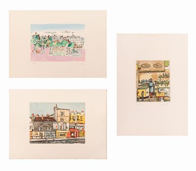 Lotto di Tre Litografie