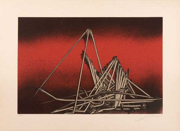 Emilio Scanavino : Senza titolo  - Litografia - Auction Modern and Contemporary Art Auction - Gliubich Casa d'Aste