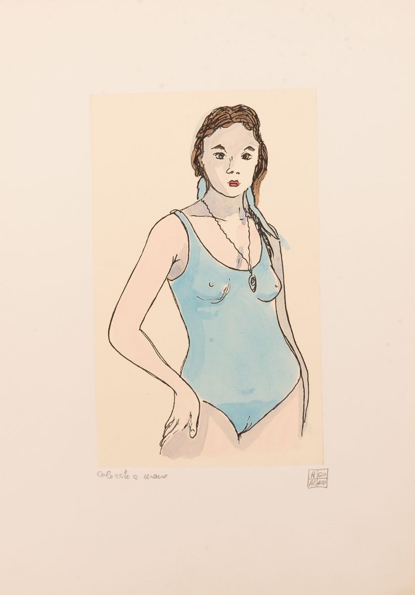 Aldo Riso - Lotto di 5 Serigrafie
