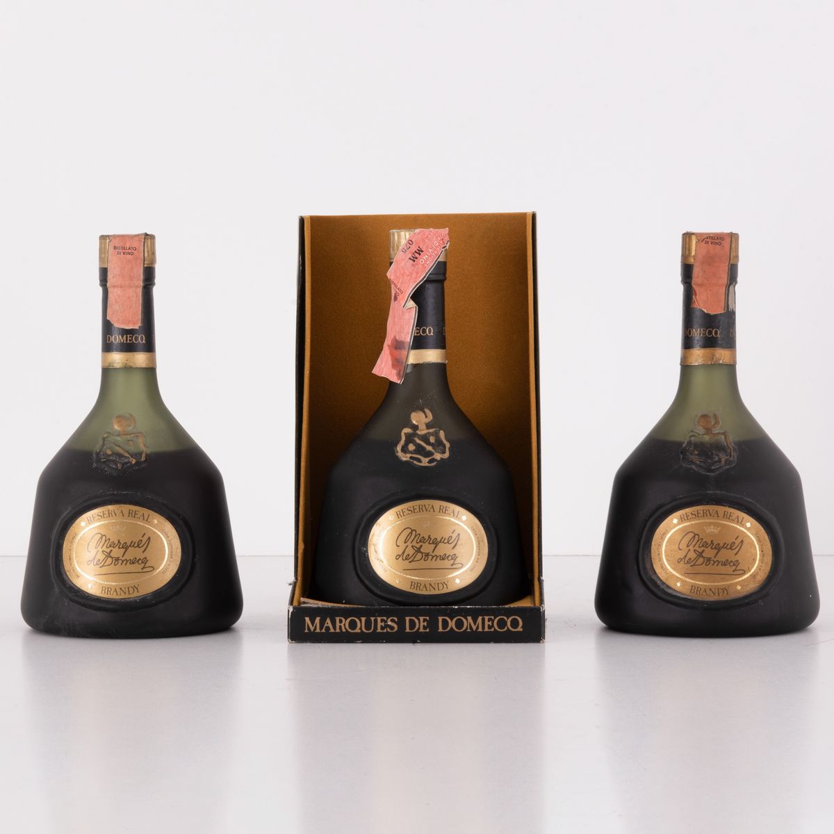 Lotto di 3 Brandy Reserva Real Marques De Domecq