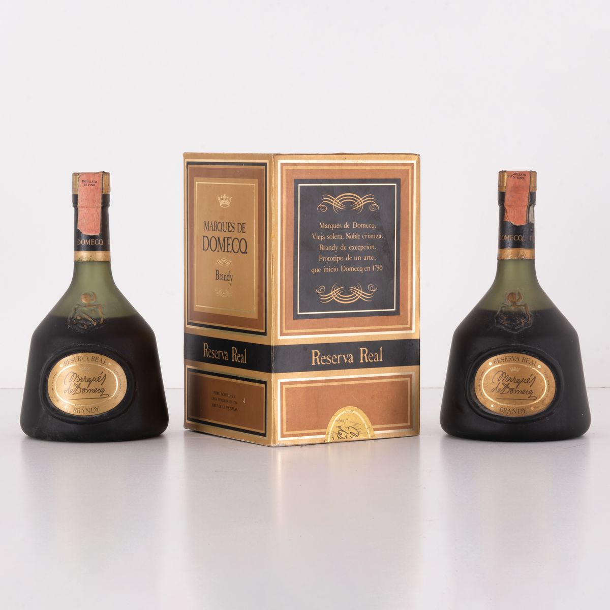 Lotto di 3 Brandy Reserva Real Marques De Domecq