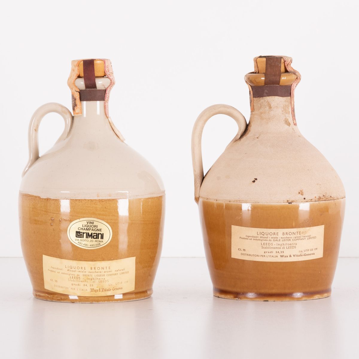Lotto di 3 Bottiglie Original Yorkshire Liqueur Bronte Liqueur Company Ltd