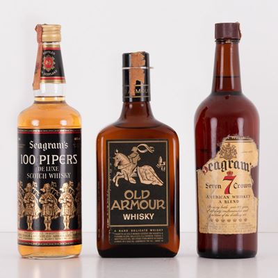 Lotto di 3 Whiskey