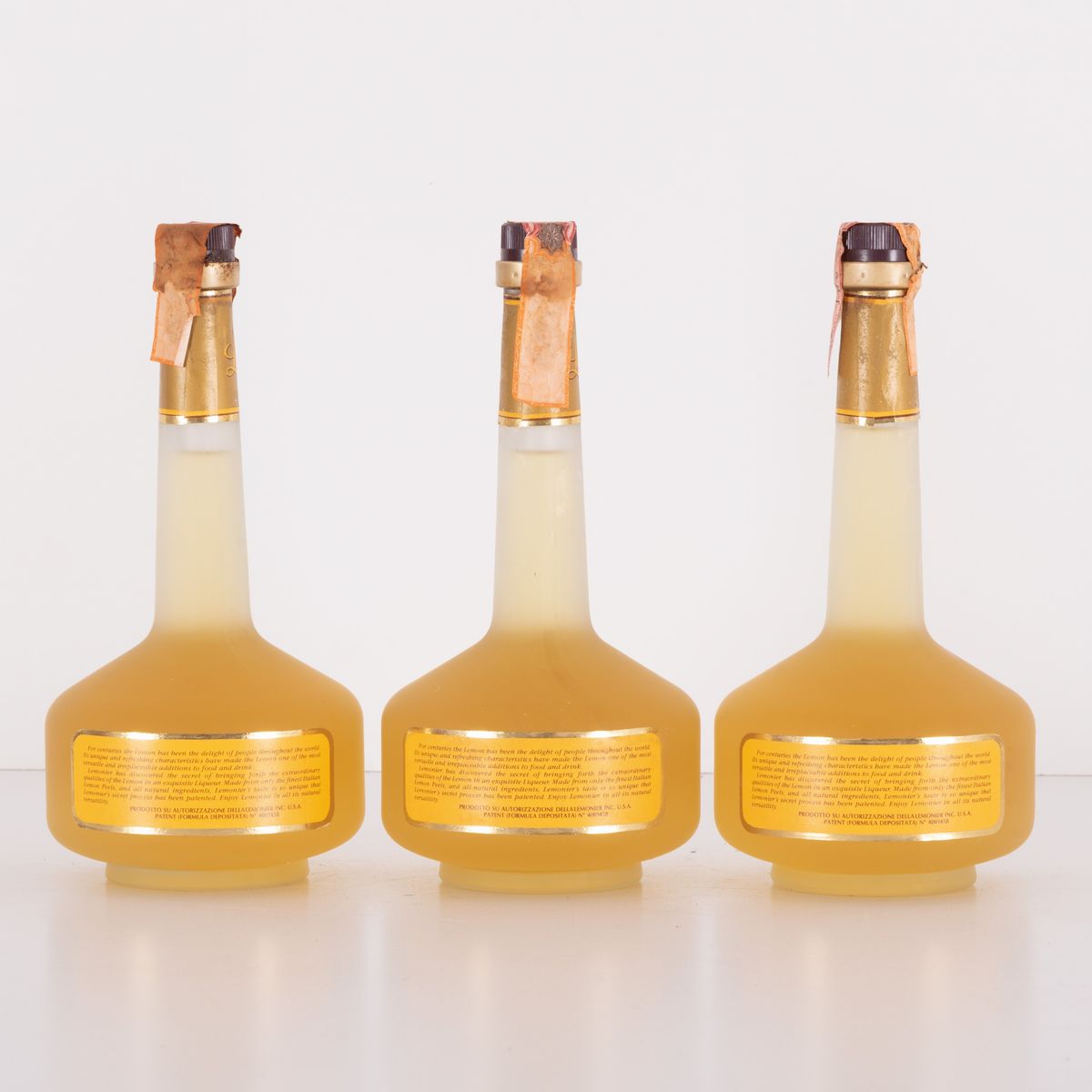 3 Bottiglie Lemonier Liqueur Felice Bisleri e C. Spa