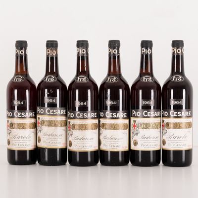 Lotto di 6 Bottiglie Barbaresco Pio Cesare