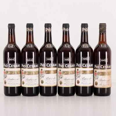 Lotto di 6 Bottiglie Barbaresco Pio Cesare