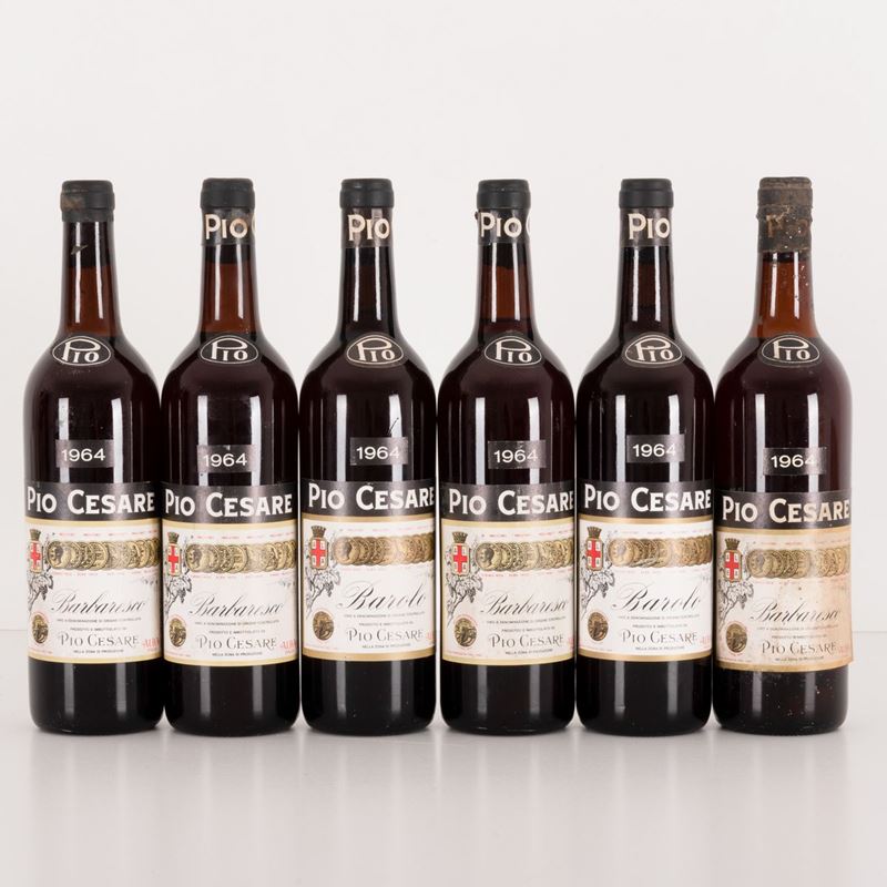 Lotto di 6 Bottiglie Barbaresco Pio Cesare