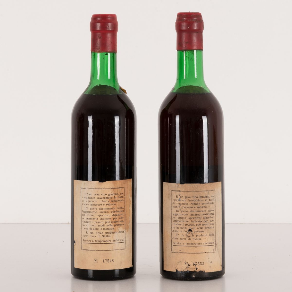 Lotto di 2 Bottiglie Casa Vinicola Aretusa