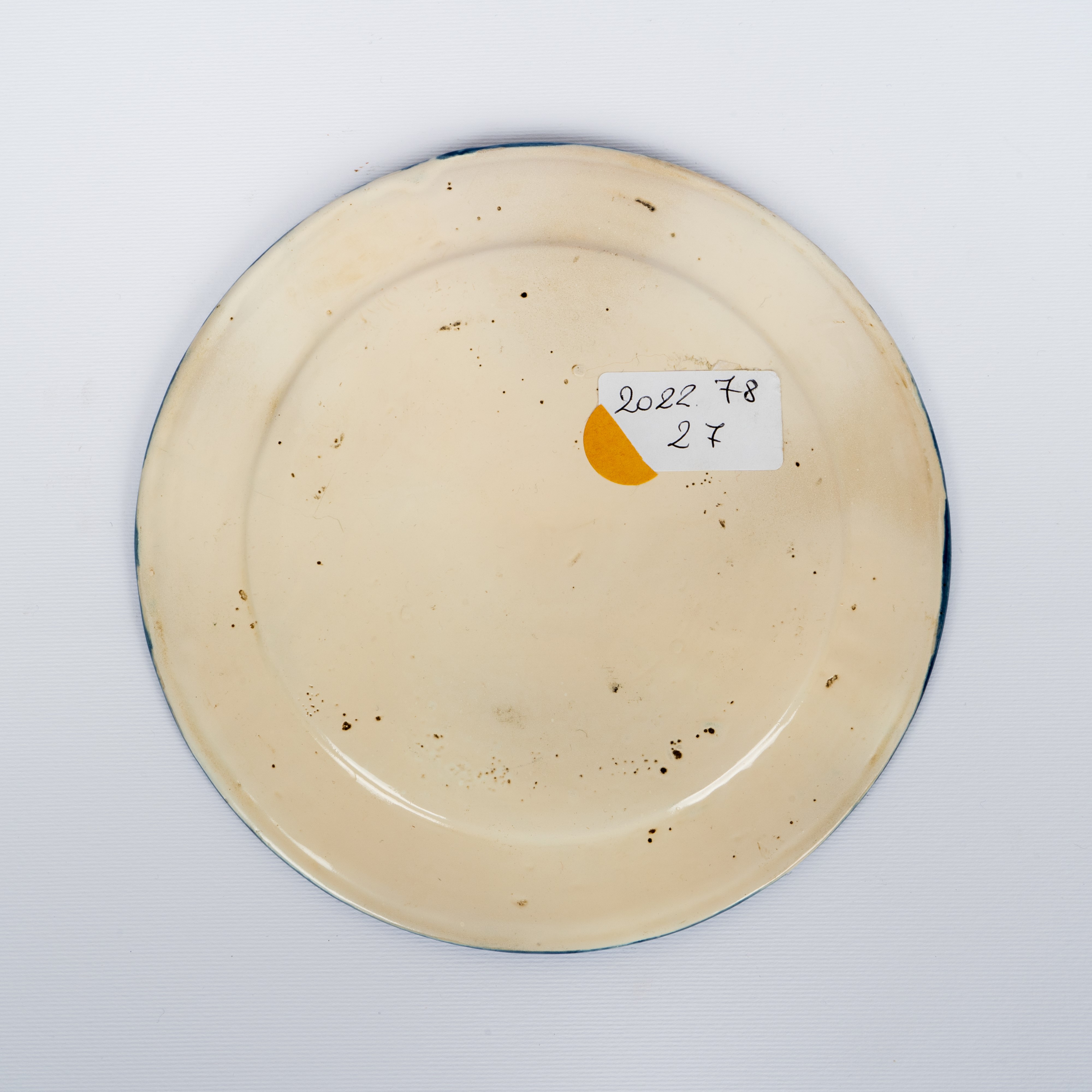 Manifattura di Castelli della Metà del XVIII Secolo - Lotto di Quattro Piattini in Ceramica Caste...