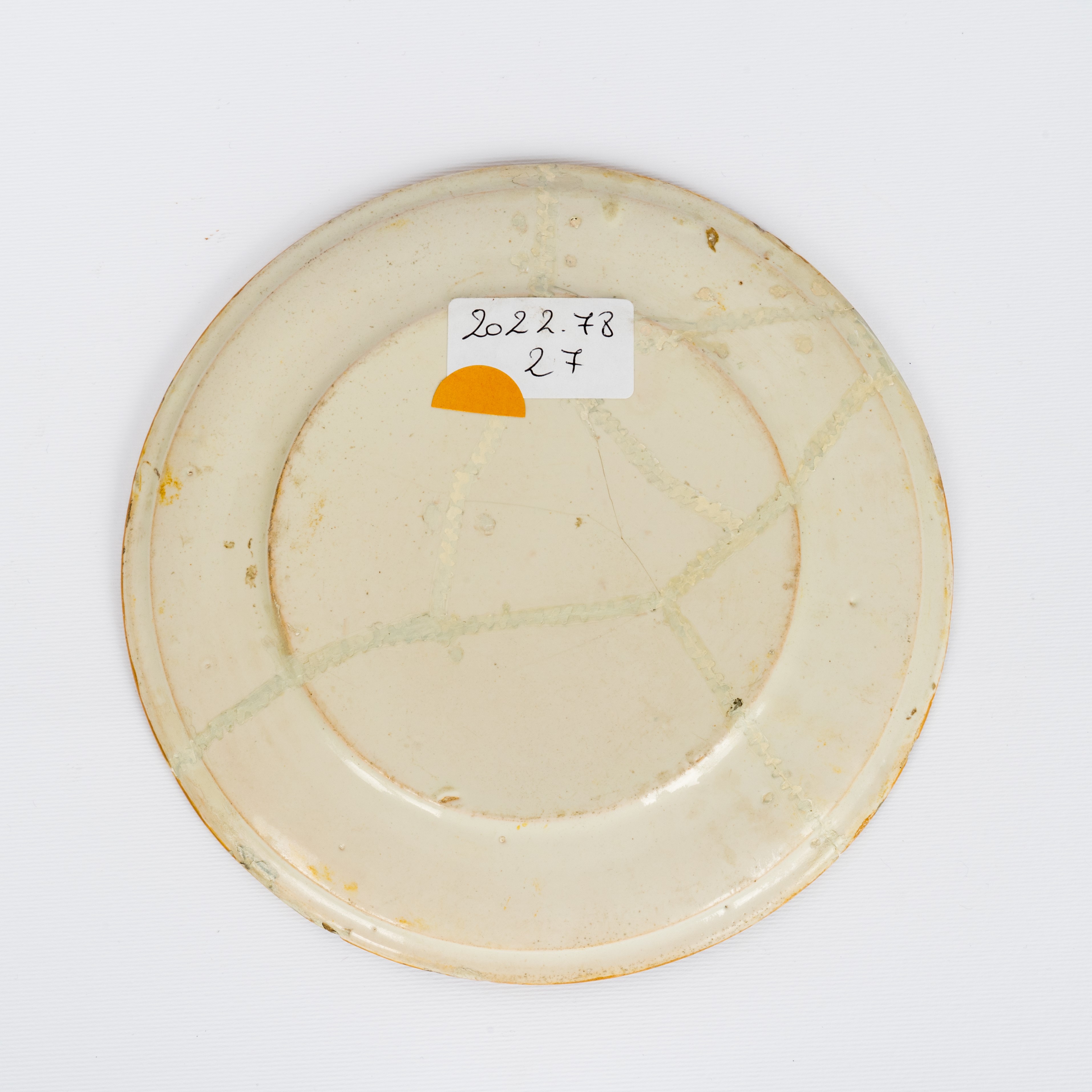 Manifattura di Castelli della Metà del XVIII Secolo - Lotto di Quattro Piattini in Ceramica Caste...