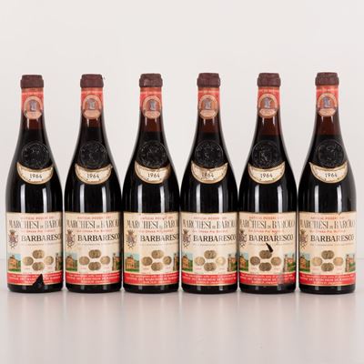Lotto di 6 Bottiglie Barbaresco Antichi Poderi dei Marchesi di Barolo Già Opera Pia Barolo