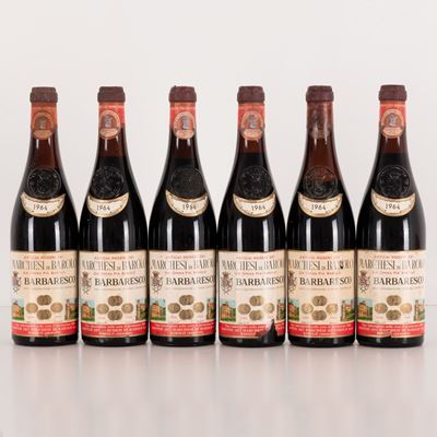 Lotto di 6 Bottiglie Barbaresco Antichi Poderi dei Marchesi di Barolo Già Opera Pia Barolo