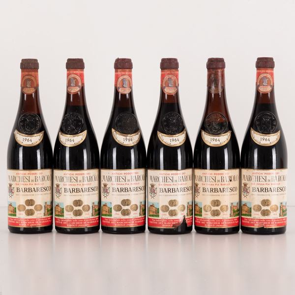 Lotto di 6 bottiglie Barbaresco Antichi Poderi dei Marchesi di Barolo già Opera Pia Barolo