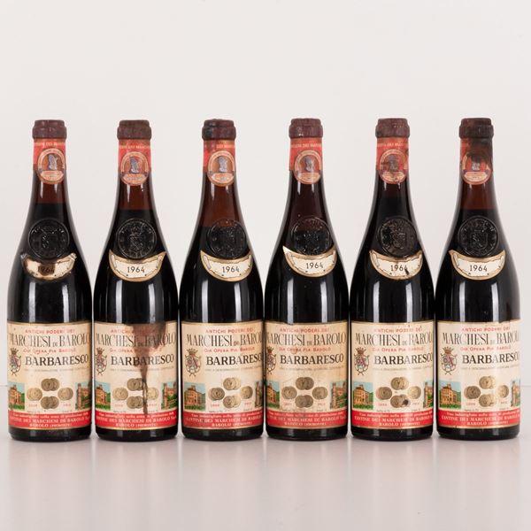 Lotto di 6 bottiglie Barbaresco Antichi Poderi dei Marchesi di Barolo già Opera Pia Barolo