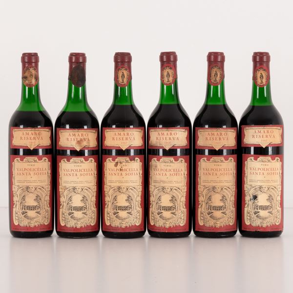 Lotto di 6 bottiglie Valpolicella Santa Sofia Amaro Riserva