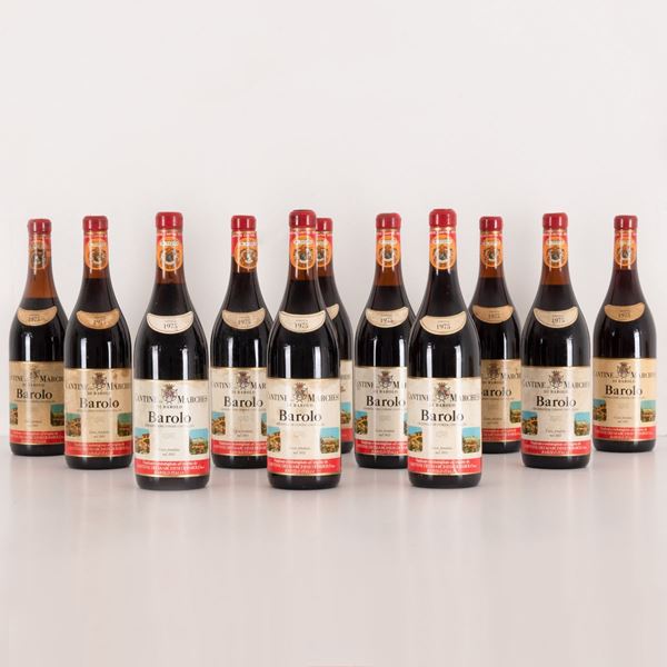 Lotto di 12 bottiglie Barolo Cantine dei Marchesi di Barolo
