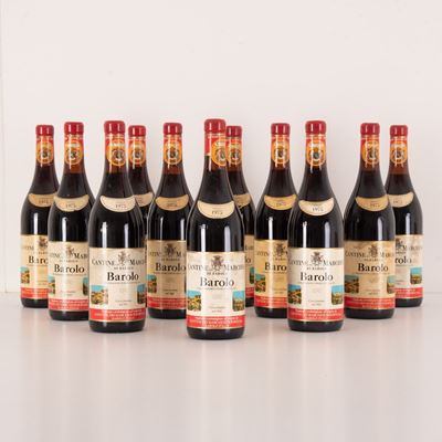 Lotto di 12 Bottiglie Barolo Cantine dei Marchesi di Barolo
