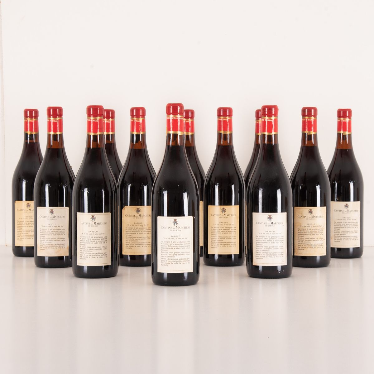 Lotto di 12 Bottiglie Barolo Cantine dei Marchesi di Barolo