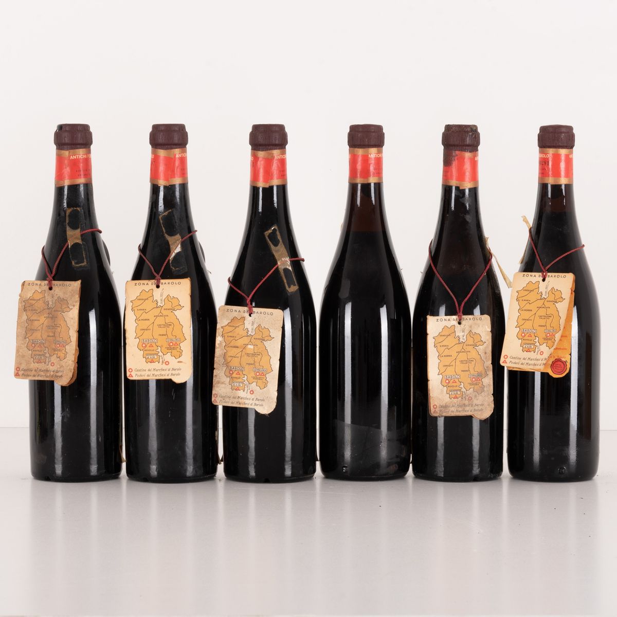 Lotto di 6 Bottiglie Barolo Cantine dei Marchesi di Barolo